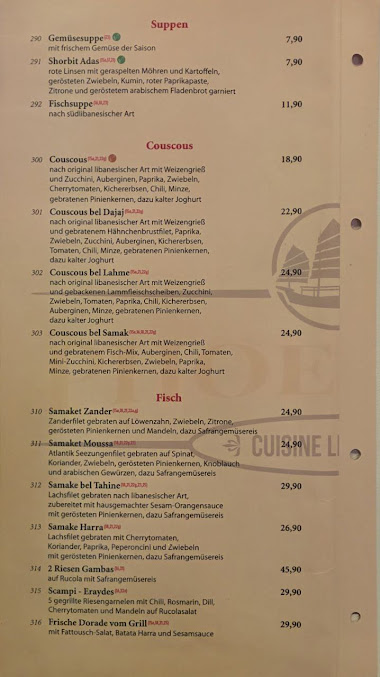 Menu Restaurant Phoenicia - 6