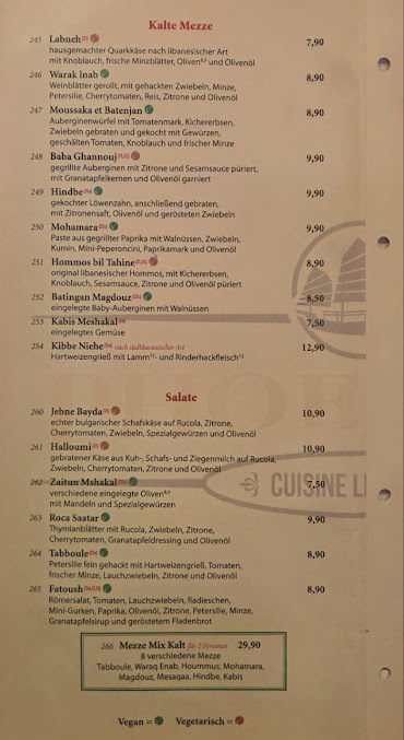 Menu Restaurant Phoenicia - 7