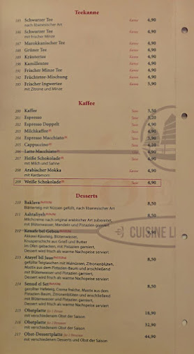 Menu Restaurant Phoenicia - 8