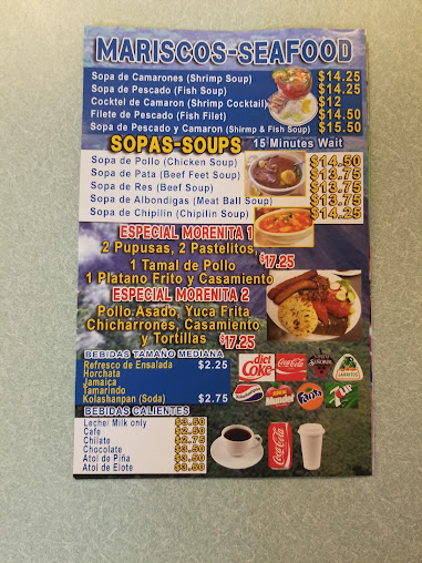 Menu Restaurante Y Pupuseria Comalapa 2 - 1