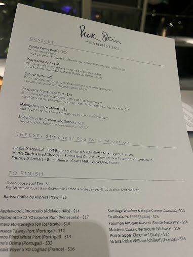 Menu Rick Stein At Bannisters - 6