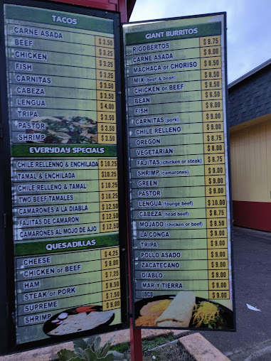 Menu Rigoberto's - 1