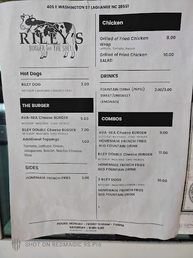 Menu Riley's Southern Goods & Gardens - 3