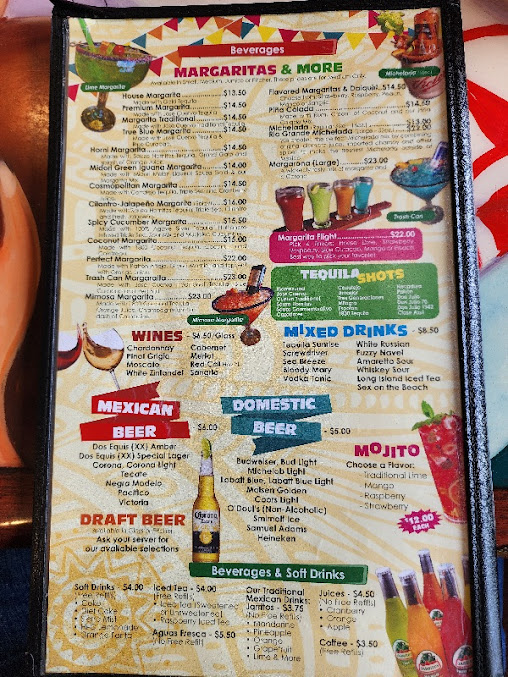 Menu Rio Grande Mexican Restaurant - 4