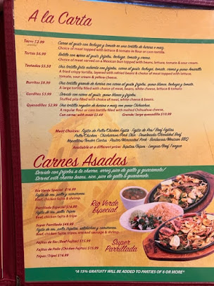 Menu Río Verde Taquería - 6