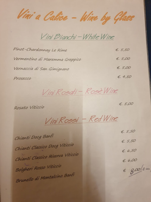 Menu Ristorante La Grotta Toscana - 8