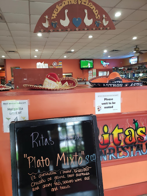 Menu Rita's Mexican Restaurant - 4
