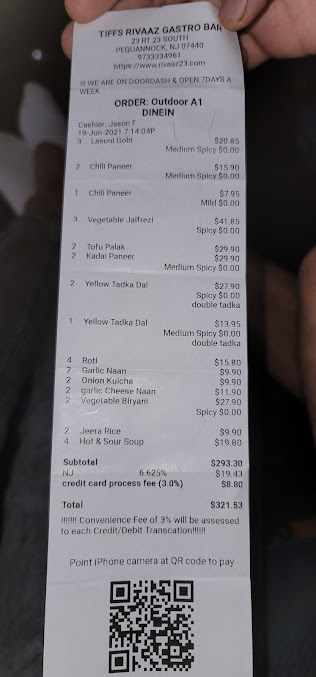 Menu Rivaaz Indian Cuisine And Gastro Bar - 8
