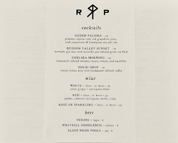 Menu River And Post - 1