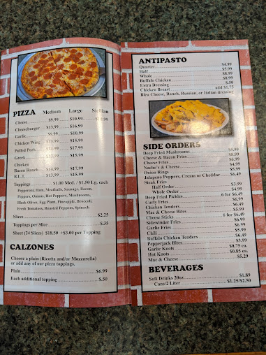 Menu Robbie T's Pizza - 9