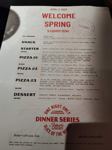 Menu Robert's Pizza And Dough Company - 3