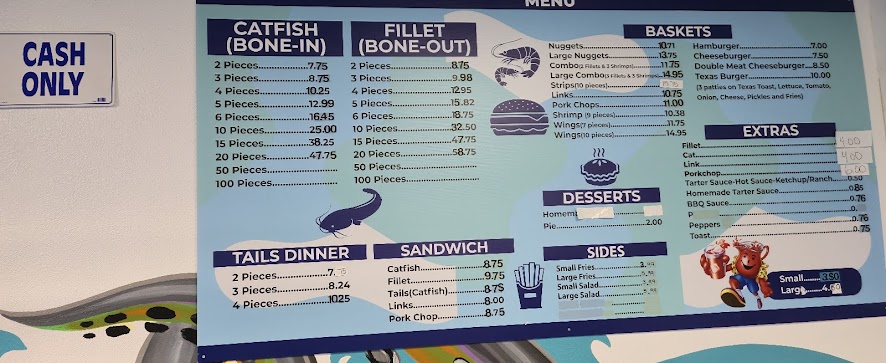 Menu Ronnies Catfish More North Dallas - 3