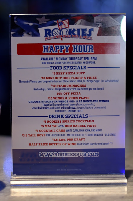 Menu Rookies Sports Bar St Charles - 6