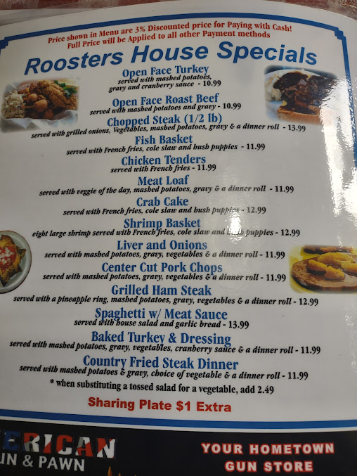 Menu Roosters Cafe - 2