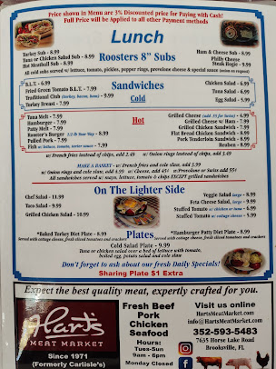 Menu Roosters Cafe - 7