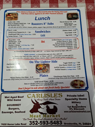 Menu Roosters Cafe - 8