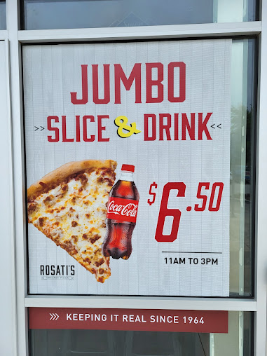 Menu Rosatis Pizza 5152 Golden Triangle Blvd - 0