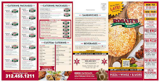 Menu Rosati's Pizza Chicago - 4