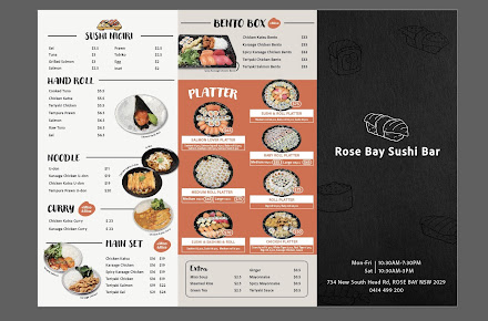 Menu Rose Bay Sushi Bar - 0