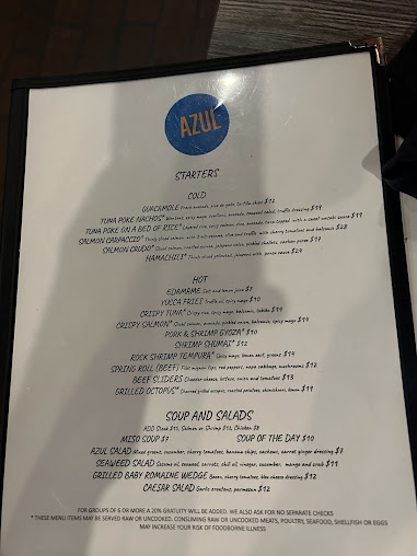 Menu Rose Ivy Steak Sushi Cocktails - 3