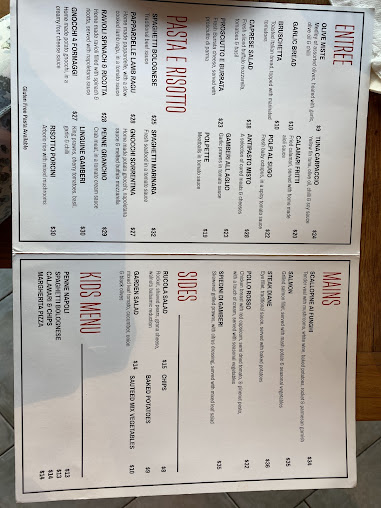 Menu Rosso Italian - 1