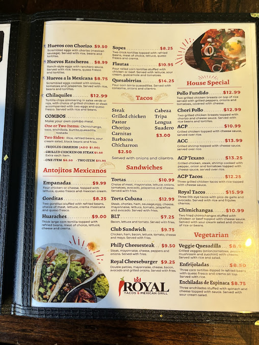 Menu Royal Tacos And Mexican Grill - 0