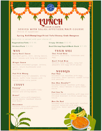 Menu Rua Thai - Thai Restaurant Brooklyn - 0