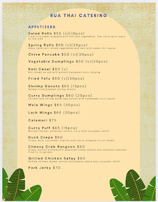 Menu Rua Thai - Thai Restaurant Brooklyn - 6