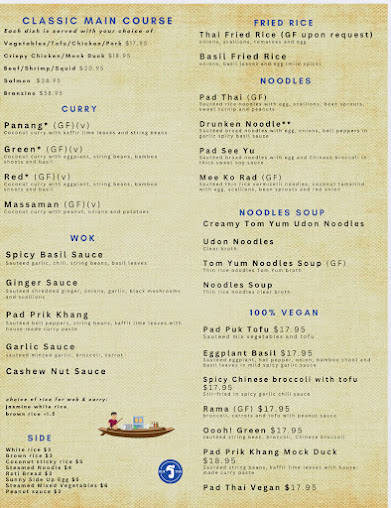 Menu Rua Thai - Thai Restaurant Brooklyn - 8