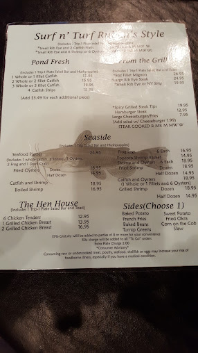 Menu Rubens Fish And Steak House - 0