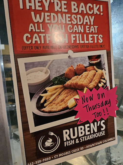 Menu Rubens Fish And Steak House - 1