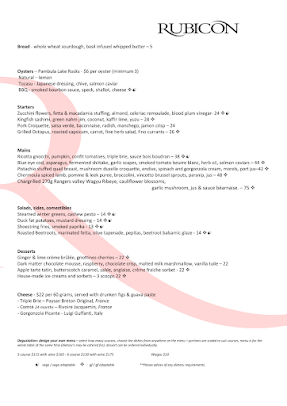 Menu Rubicon - 0