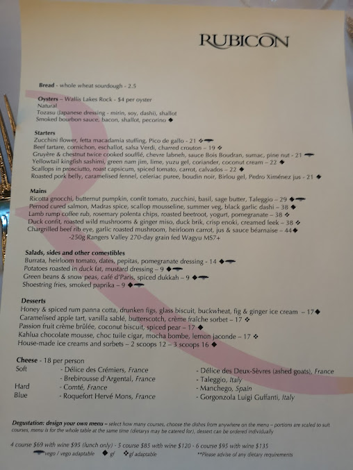 Menu Rubicon - 1