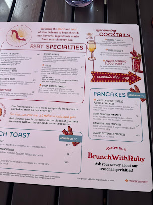 Menu Ruby Sunshine - 5