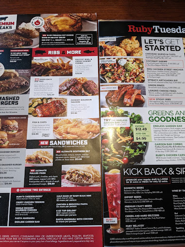 Menu Ruby Tuesday - 4