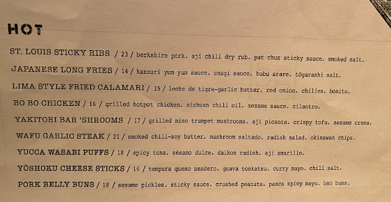 Menu Ruka - 0