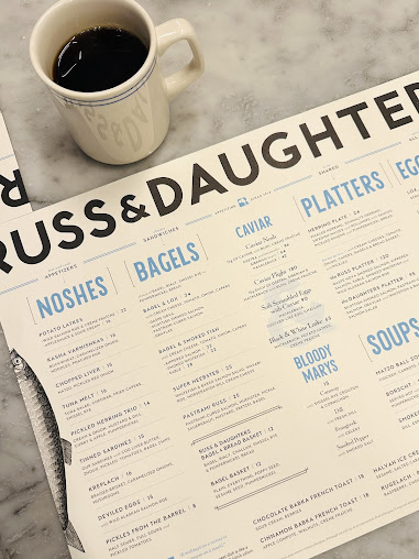 Menu Russ & Daughters Cafe - 4