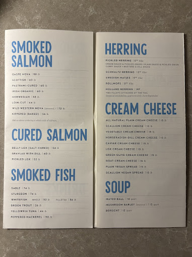 Menu Russ & Daughters - 6