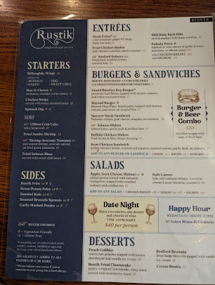 Menu Rustik Tavern - 1
