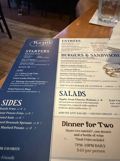 Menu Rustik Tavern - 2