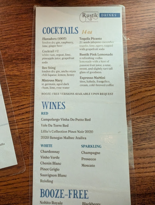 Menu Rustik Tavern - 5