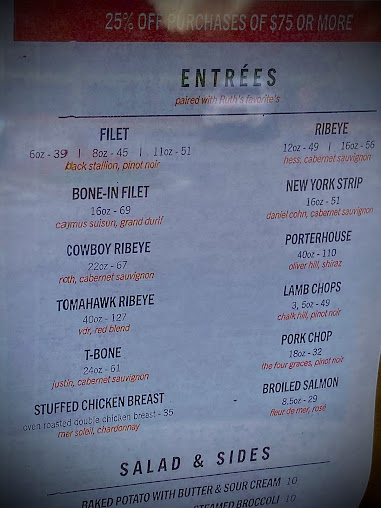 Menu Ruth's Chris Steak House - 23