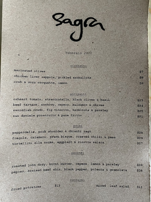 Menu Sagra Restaurant - 5