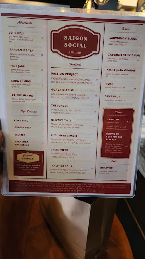 Menu Saigon Social - 3