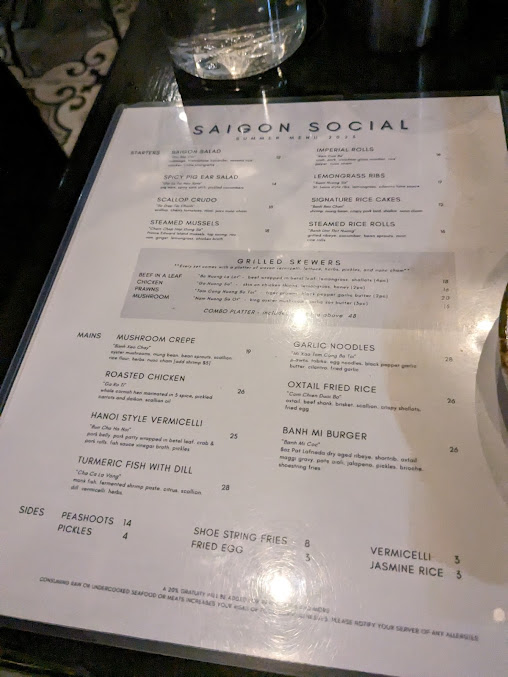 Menu Saigon Social - 9
