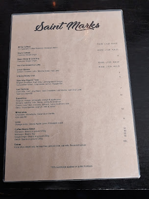 Menu Saint Marks - 0