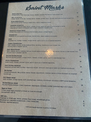 Menu Saint Marks - 2