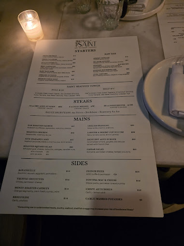 Menu Saint Restaurant Bar & Speakeasy - 5