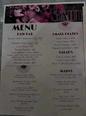Menu Saint Restaurant Bar & Speakeasy - 6