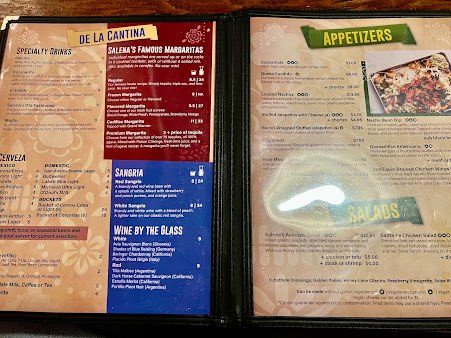 Menu Salena's Mexican Restaurant - 7